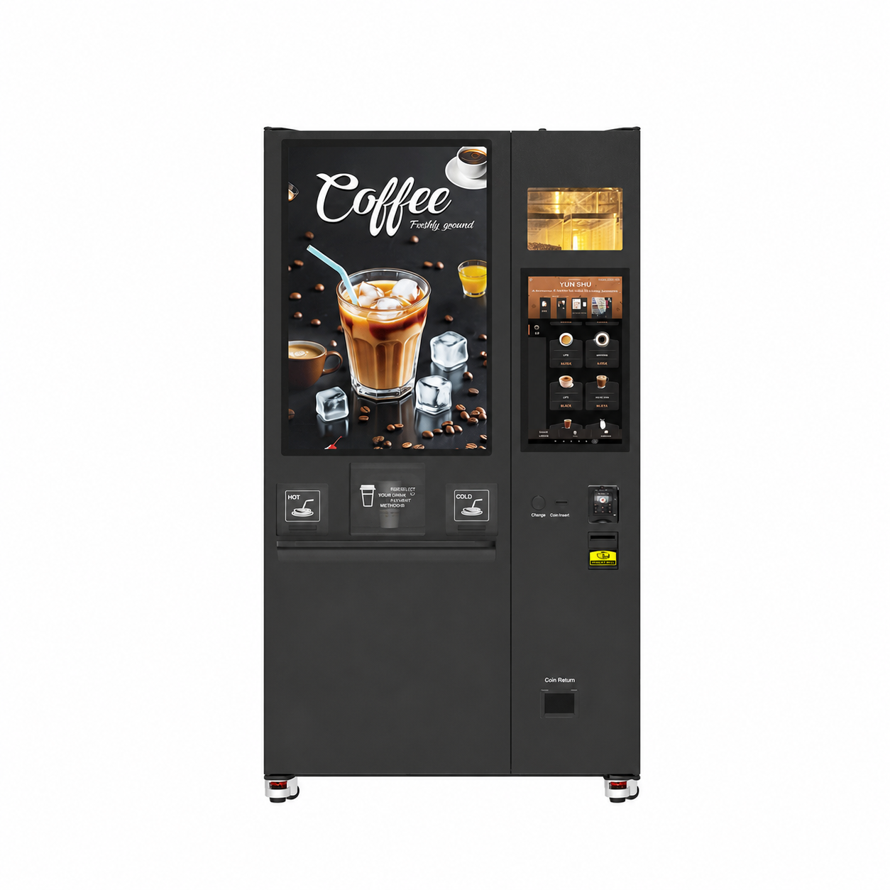 Full-size commercial coffee vending machine